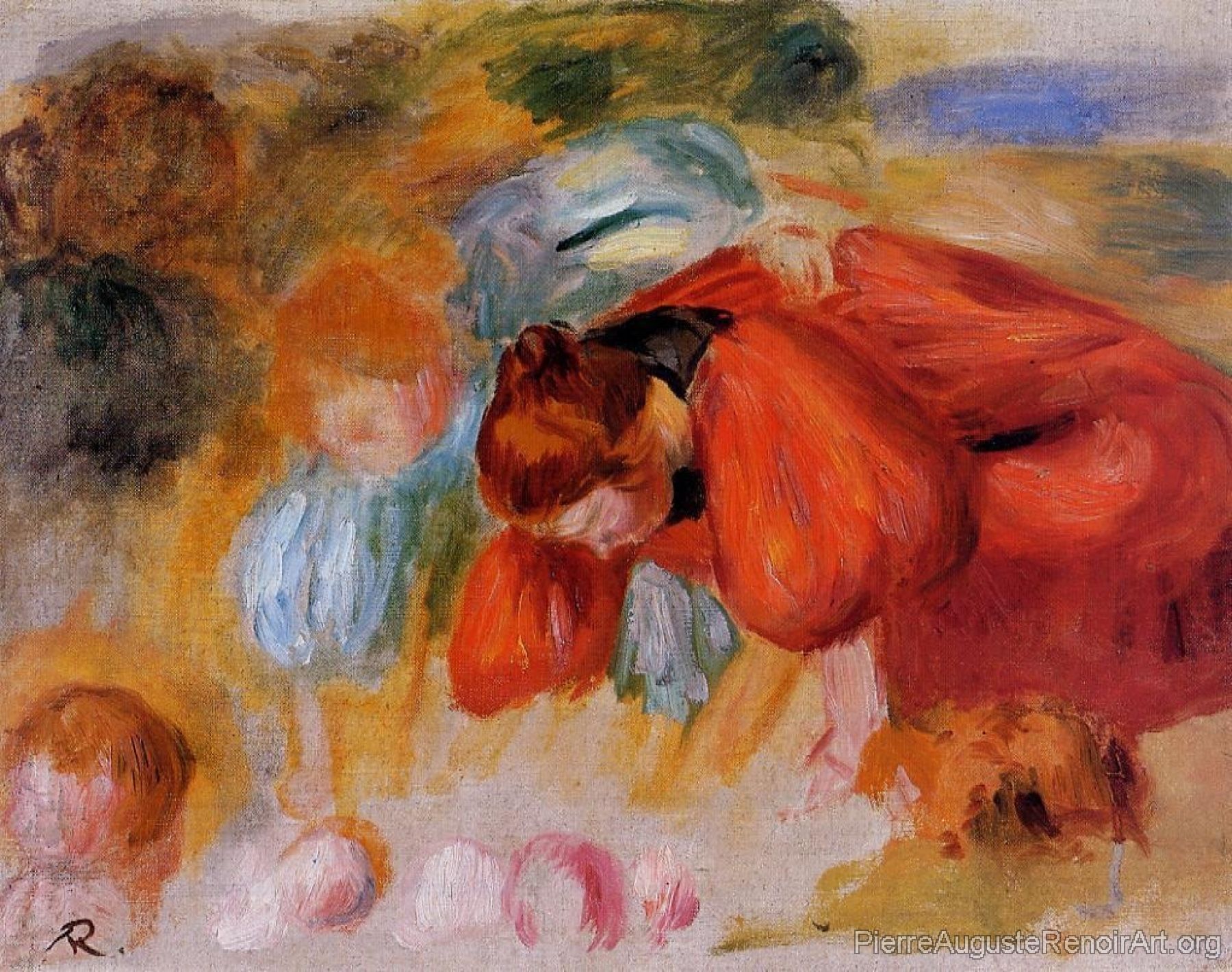 Study for The Croquet Game
